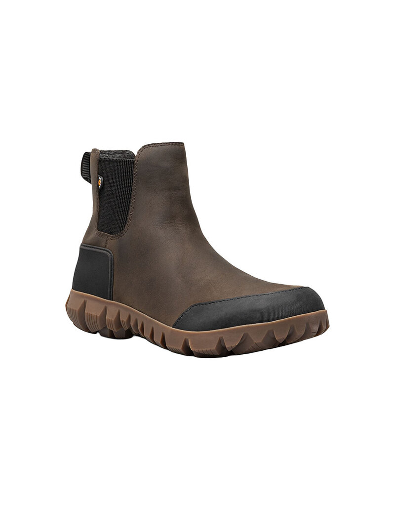 BOGS MEN'S ARCATA URBAN LEATHER CHELSEA-CHOCOLATE