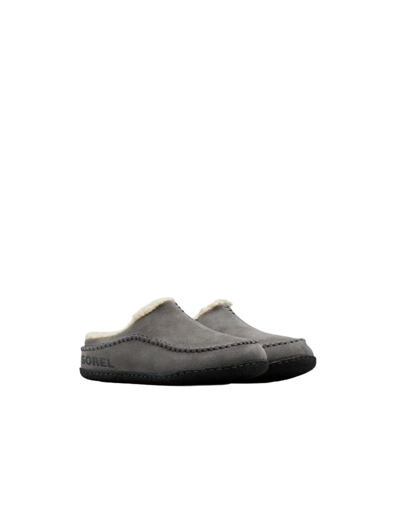 SOREL MEN'S FALCON RIDGE II SLIPPER-QUARRY/BLACK