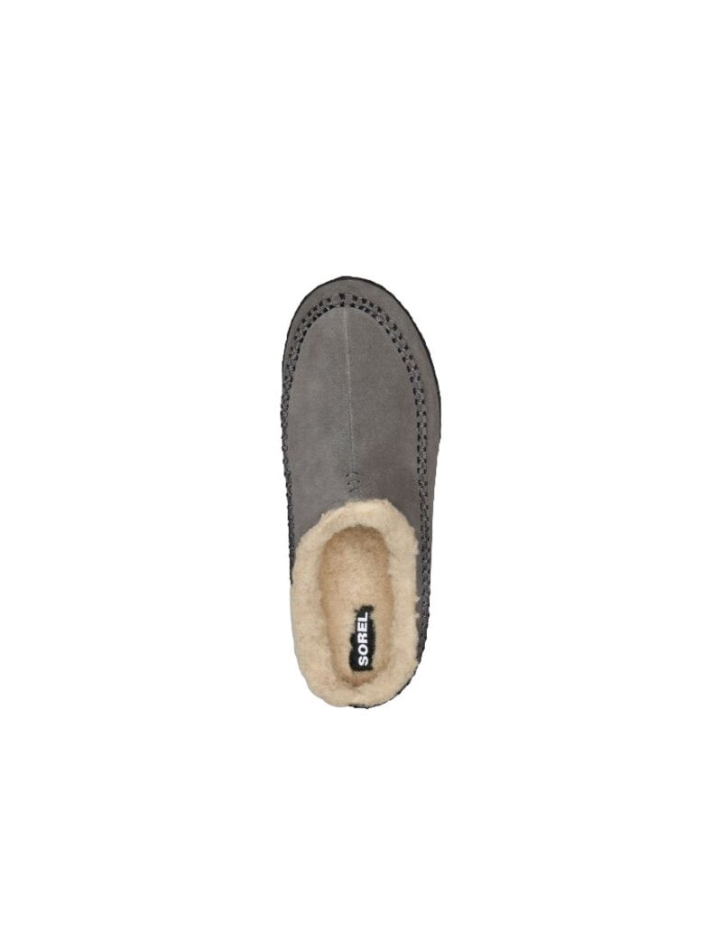 SOREL MEN'S FALCON RIDGE II SLIPPER-QUARRY/BLACK