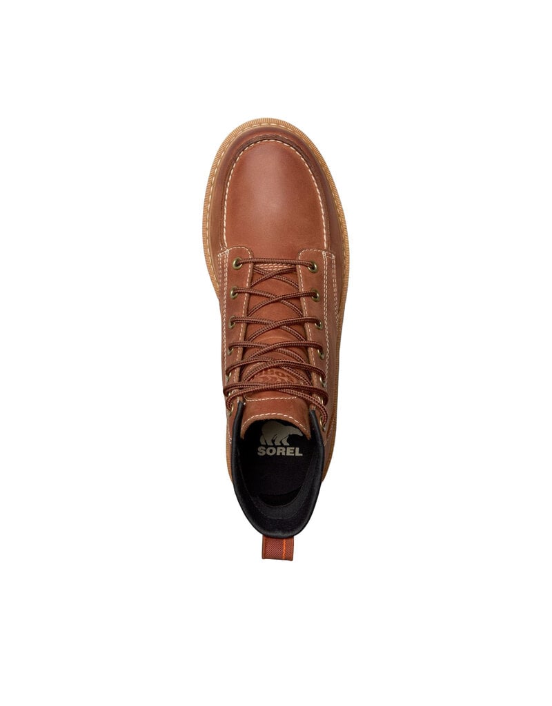 SOREL MEN'S SLABTOWN 62 MOC WATERPROOF-RUSTIC BROWN/CERAMIC