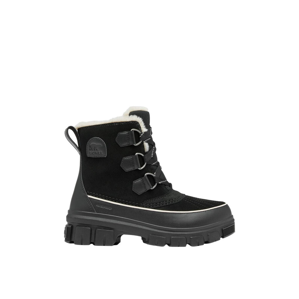 SOREL WOMEN'S TIVOLI V WATERPROOF-BLACK/FAWN