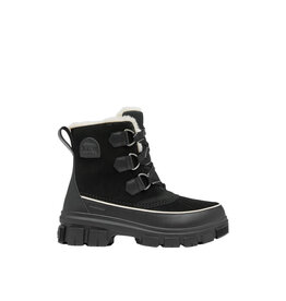 SOREL WOMEN'S TIVOLI V WATERPROOF-BLACK/FAWN