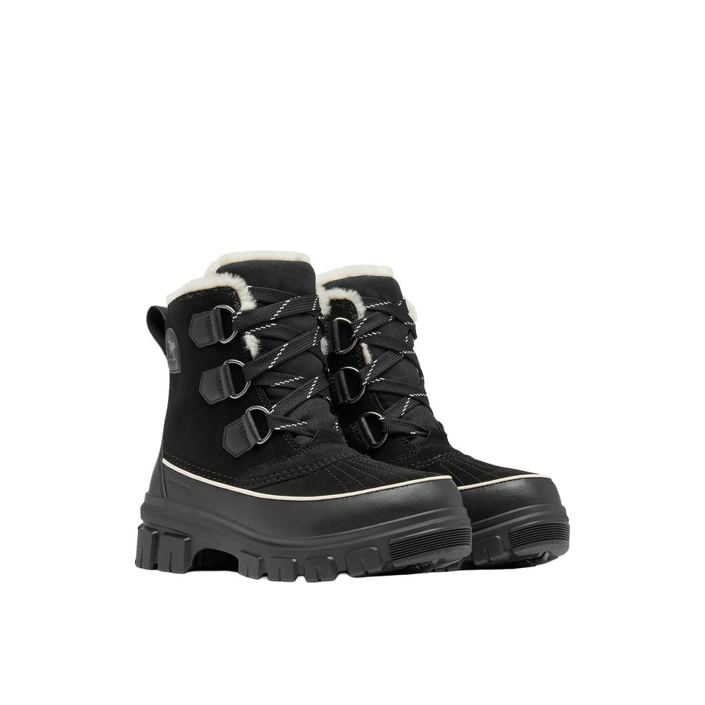 SOREL WOMEN'S TIVOLI V WATERPROOF-BLACK/FAWN