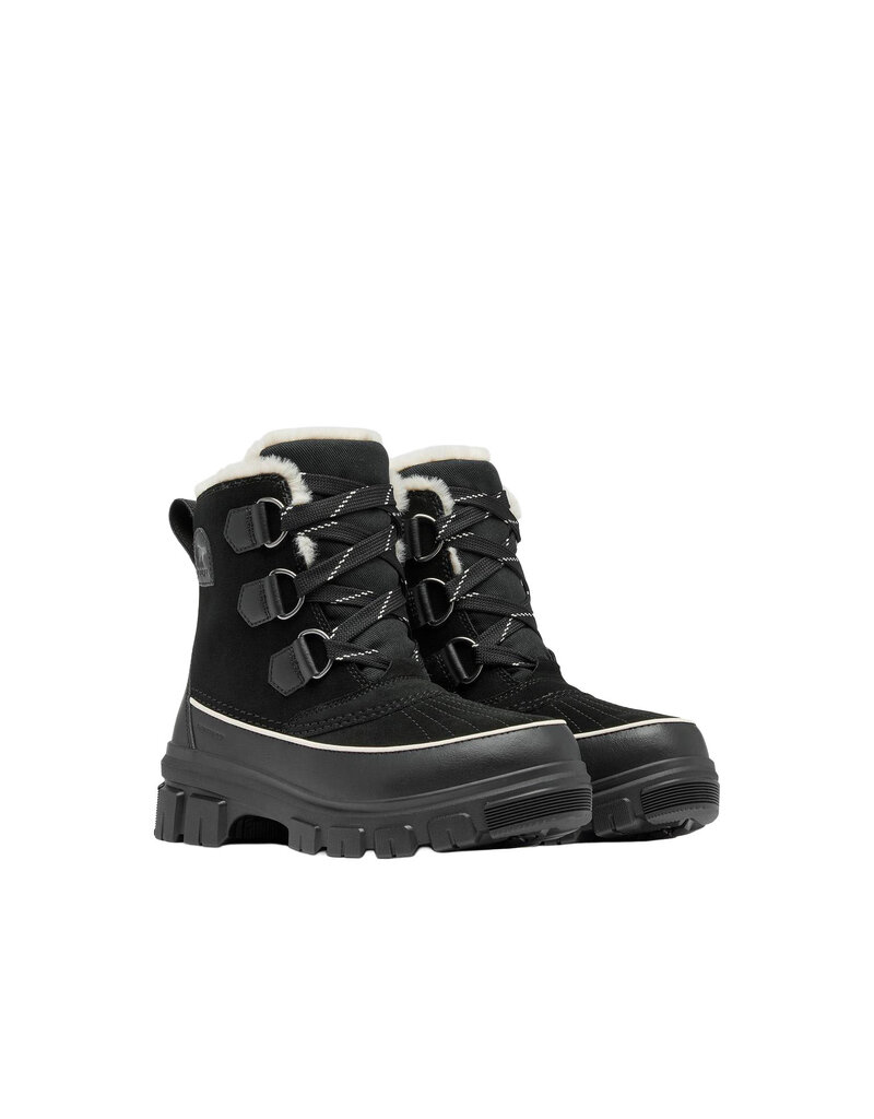 SOREL WOMEN'S TIVOLI V WATERPROOF-BLACK/FAWN