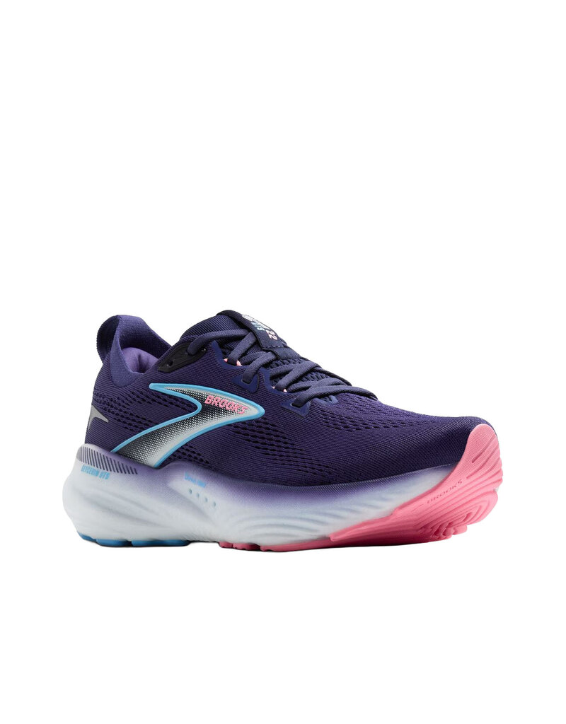 BROOKS WOMEN'S GLYCERIN GTS 22-BLUE RIBBON/PEACOAT/DIANTHUS