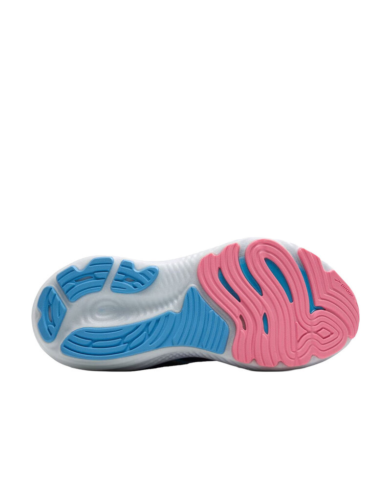 BROOKS WOMEN'S GLYCERIN GTS 22-BLUE RIBBON/PEACOAT/DIANTHUS