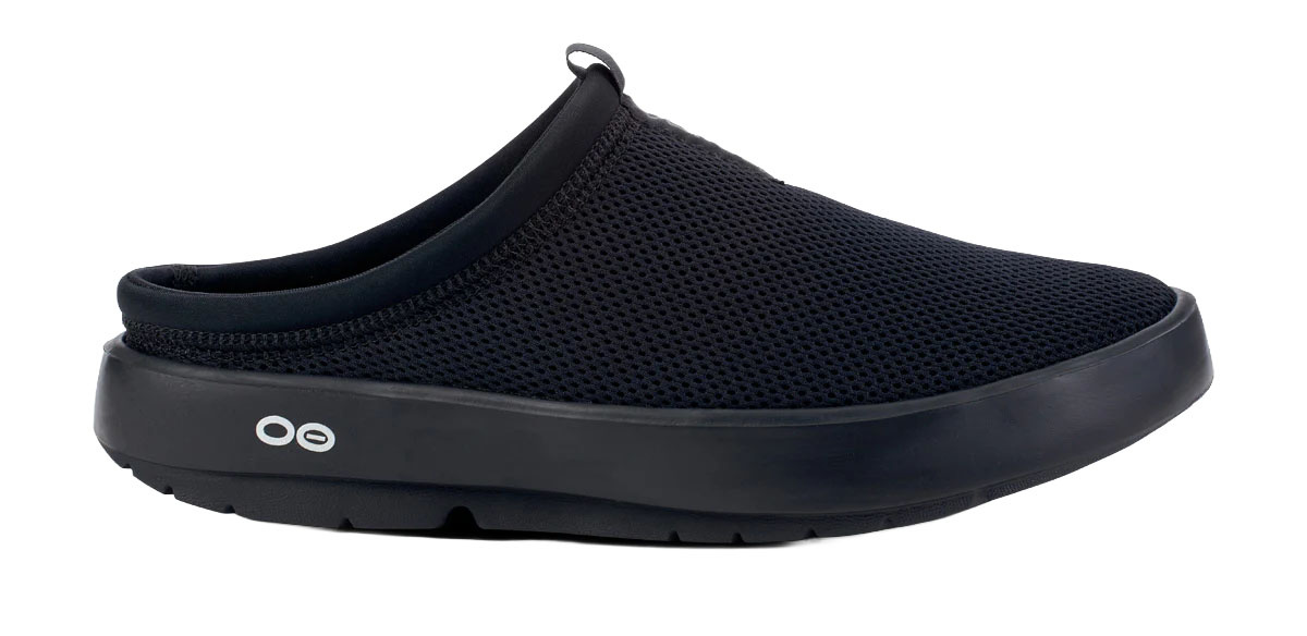 OOFOS MEN'S OOCOOZIE SPORT MULE-BLACK
