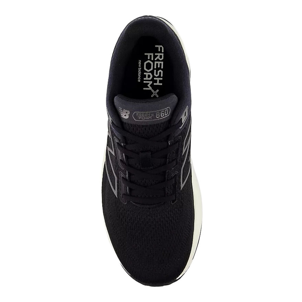 NEW BALANCE MEN'S 860V14-BLACK/PHANTOM/SEA SALT
