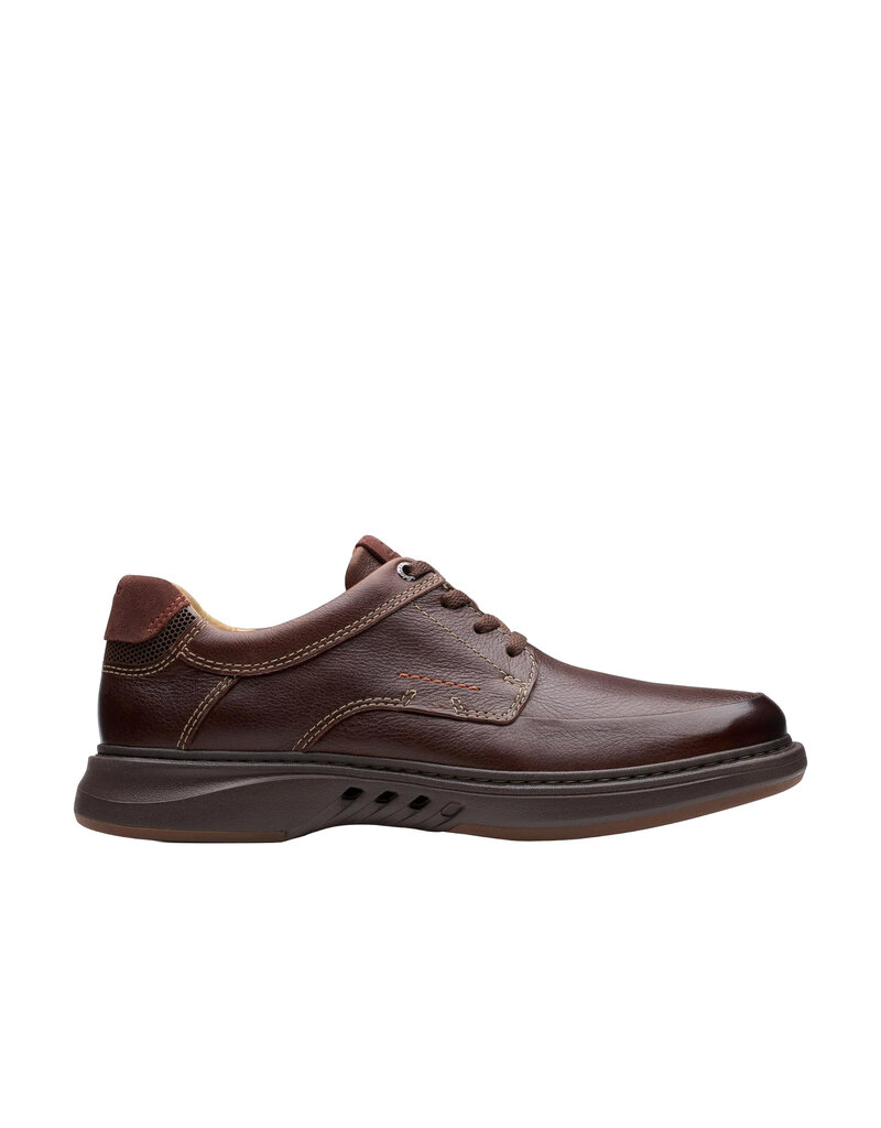CLARKS MEN'S UN BRILEY LACE-MAHOGANY
