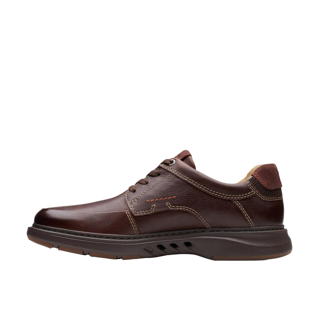 CLARKS MEN'S UN BRILEY LACE-MAHOGANY