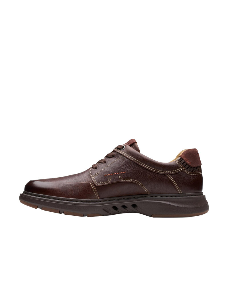 CLARKS MEN'S UN BRILEY LACE-MAHOGANY