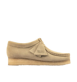CLARKS WOMEN'S WALLABEE-MAPLE SUEDE