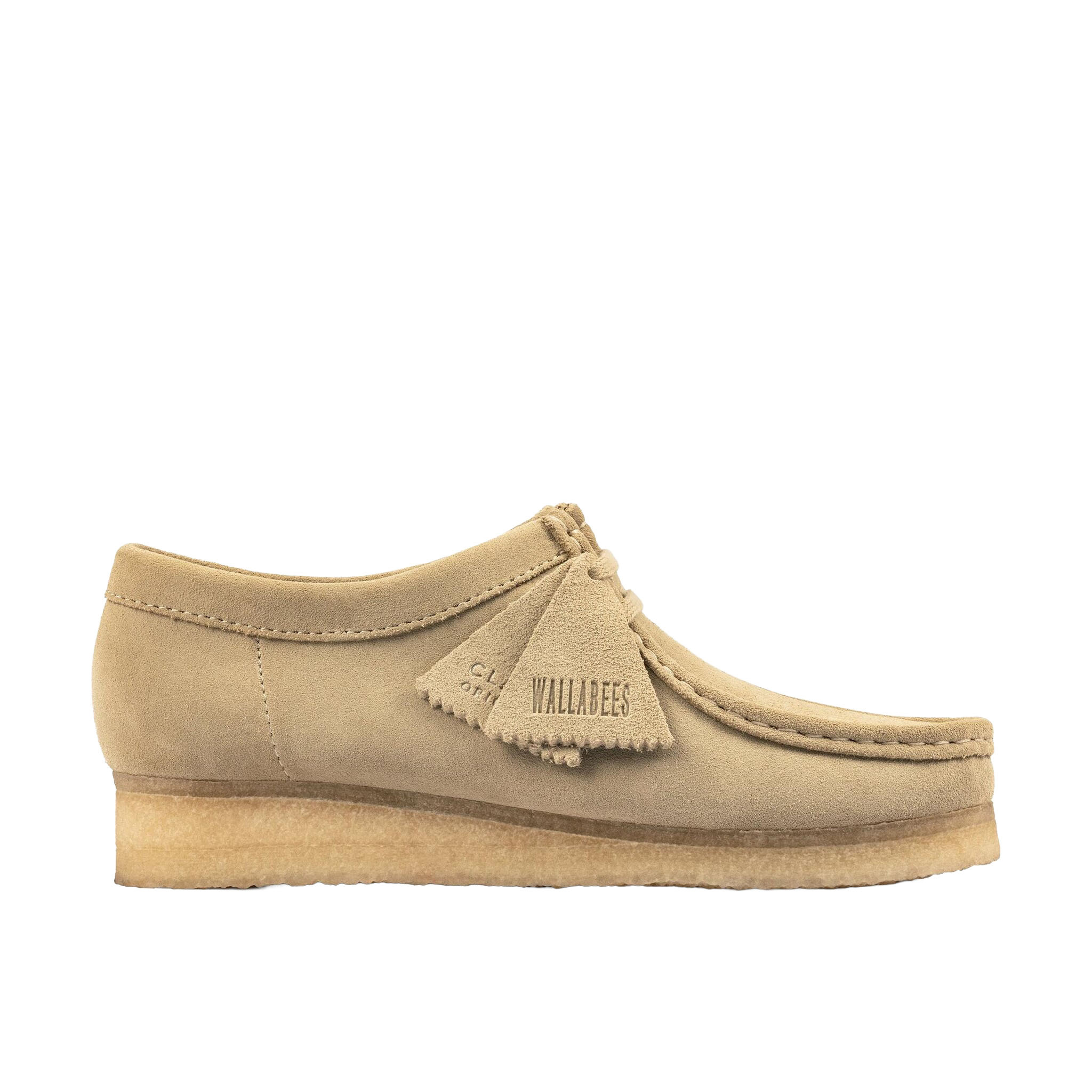 CLARKS WOMEN'S WALLABEE-MAPLE SUEDE
