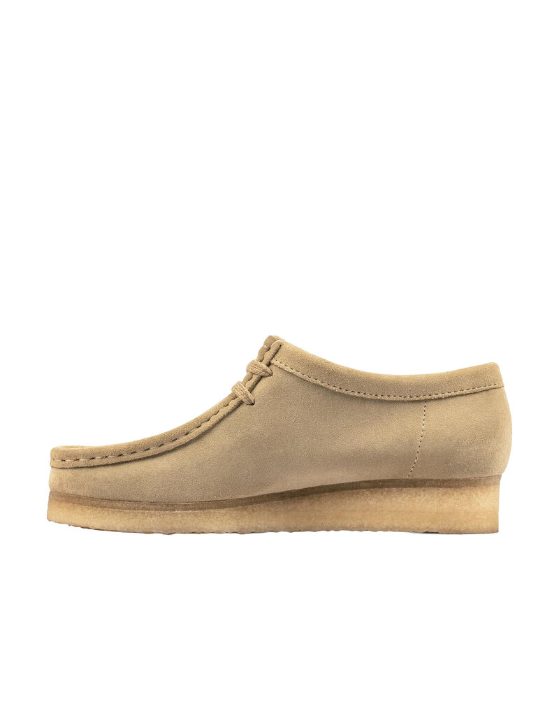 CLARKS WOMEN'S WALLABEE-MAPLE SUEDE