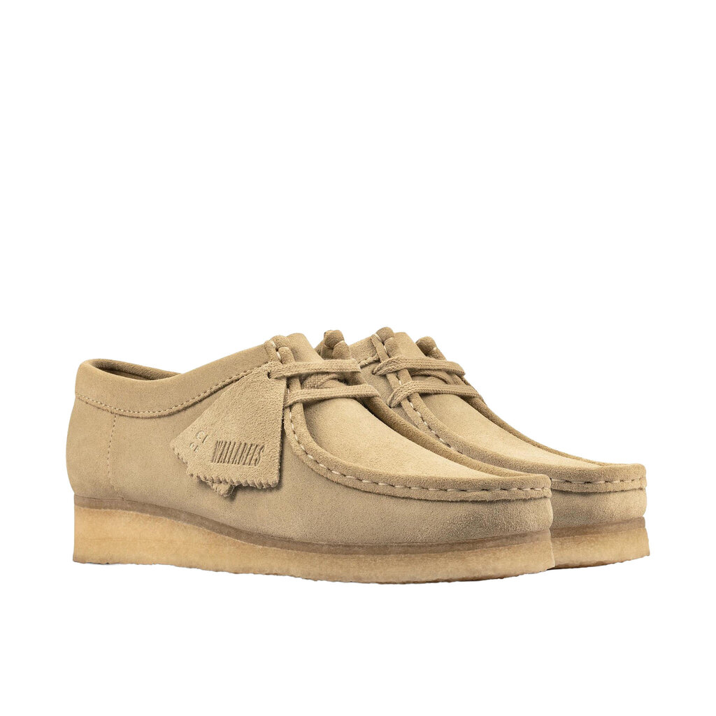 CLARKS WOMEN'S WALLABEE-MAPLE SUEDE