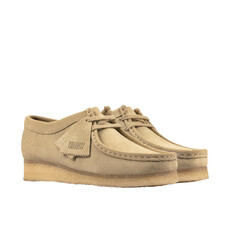 CLARKS WOMEN'S WALLABEE-MAPLE SUEDE