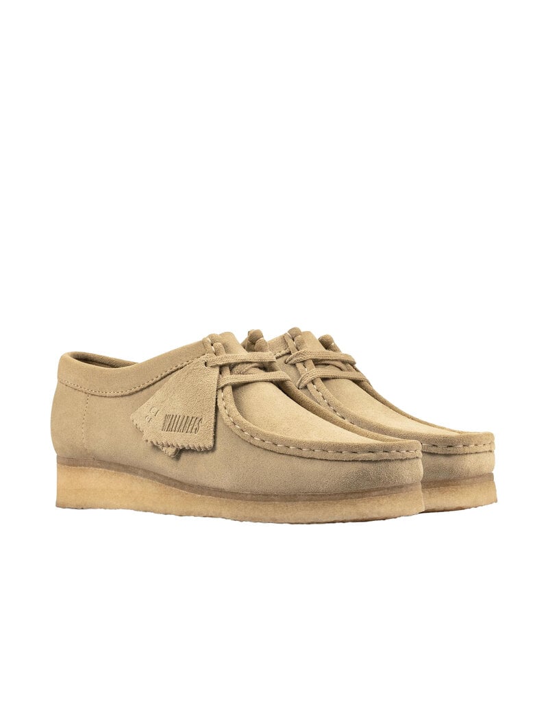 CLARKS WOMEN'S WALLABEE-MAPLE SUEDE