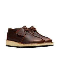 CLARKS MEN'S TREK SCOUT LEATHER-NUT BROWN