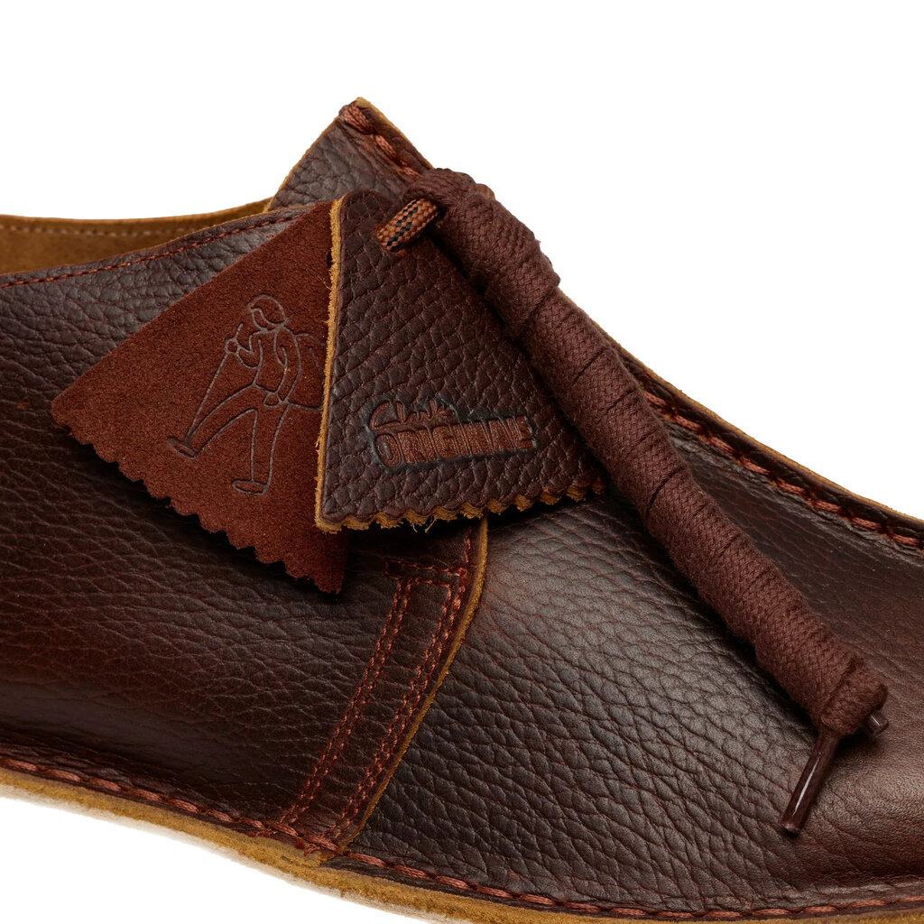 CLARKS MEN'S TREK SCOUT LEATHER-NUT BROWN