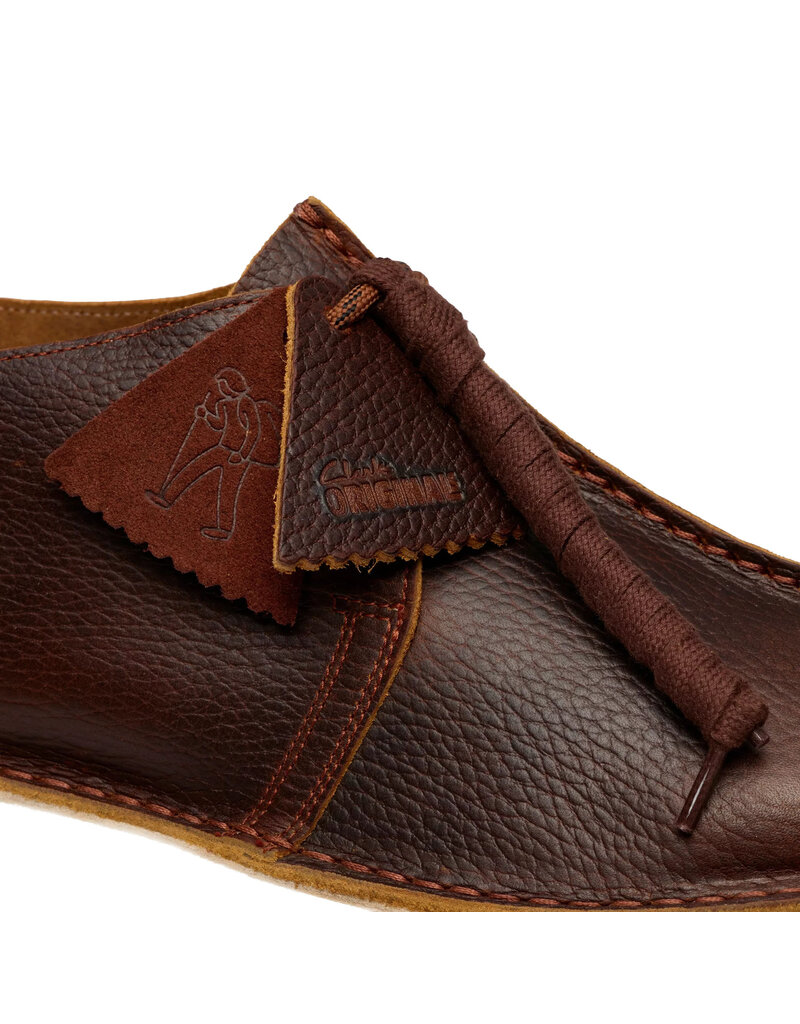 CLARKS MEN'S TREK SCOUT LEATHER-NUT BROWN