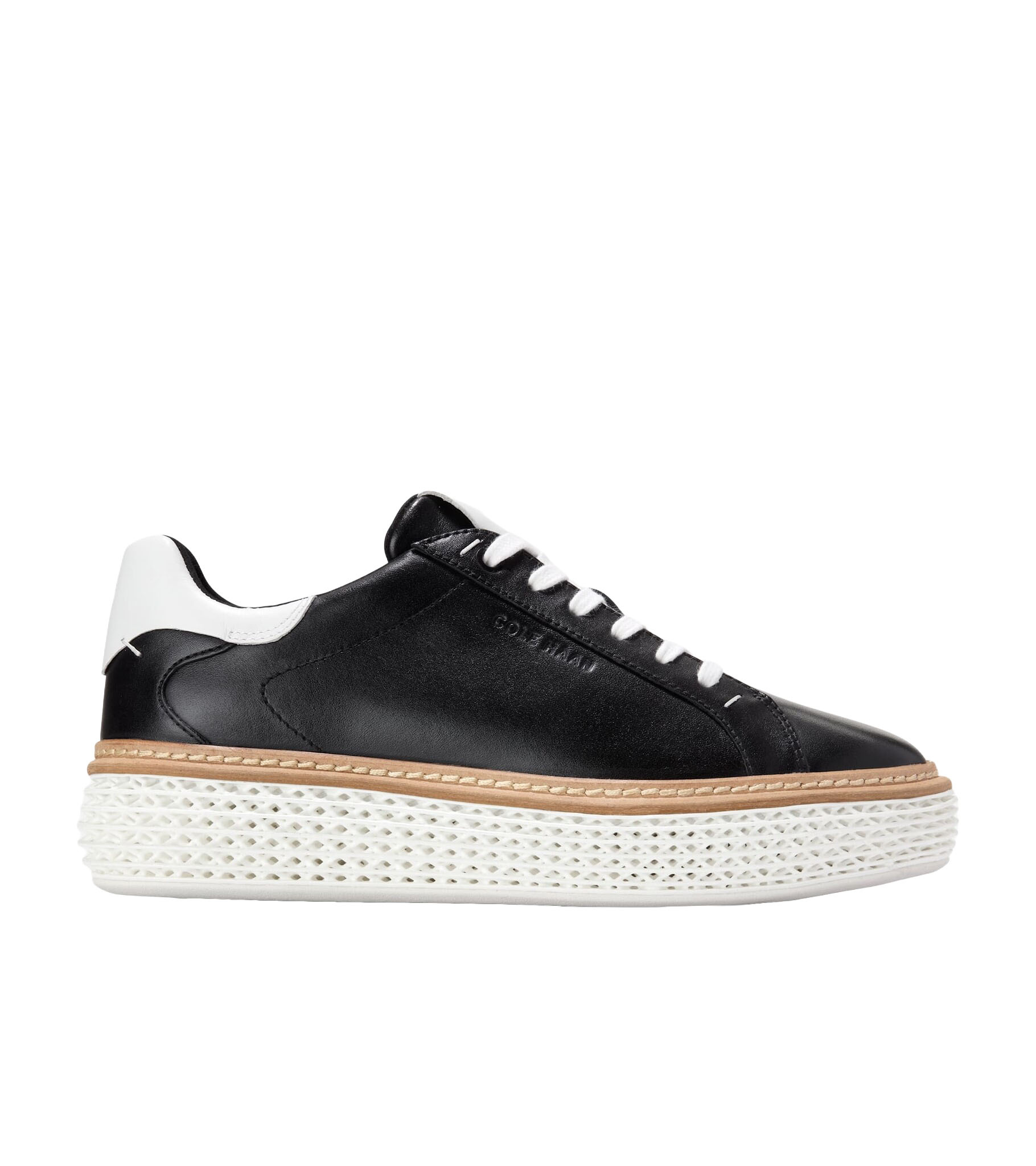 COLE HAAN WOMEN'S GRANDPRO COURT-BLACK/WHITE