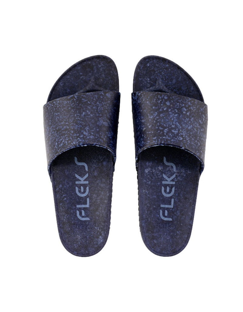 FLEKS EAST BEACH SLIDE-DEEP BLUE SEA