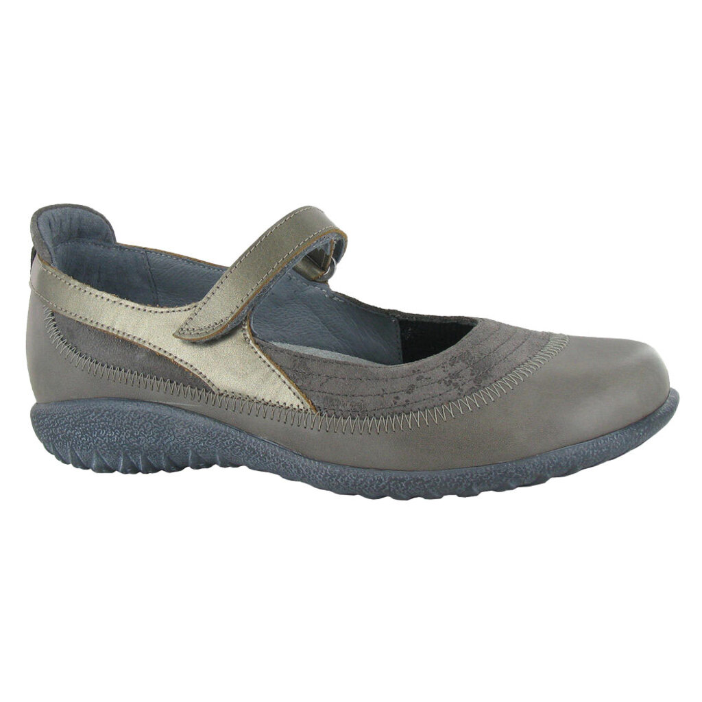 NAOT WOMEN'S KIREI-GRAY MARBLE SUEDE