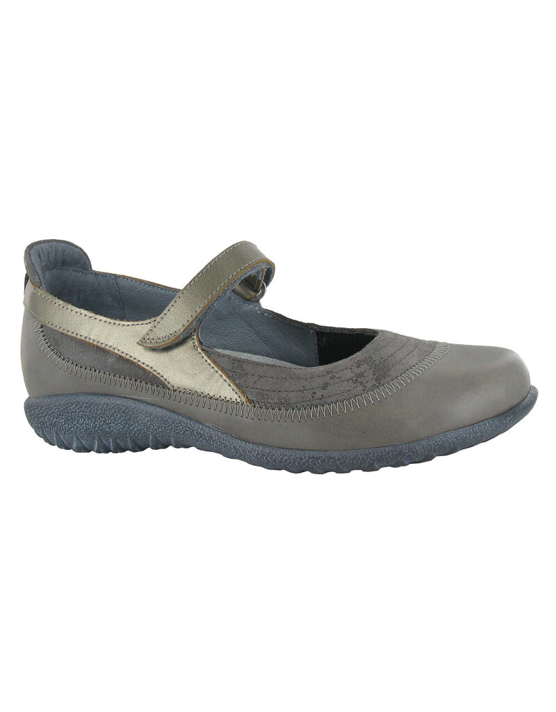 NAOT WOMEN'S KIREI-GRAY MARBLE SUEDE