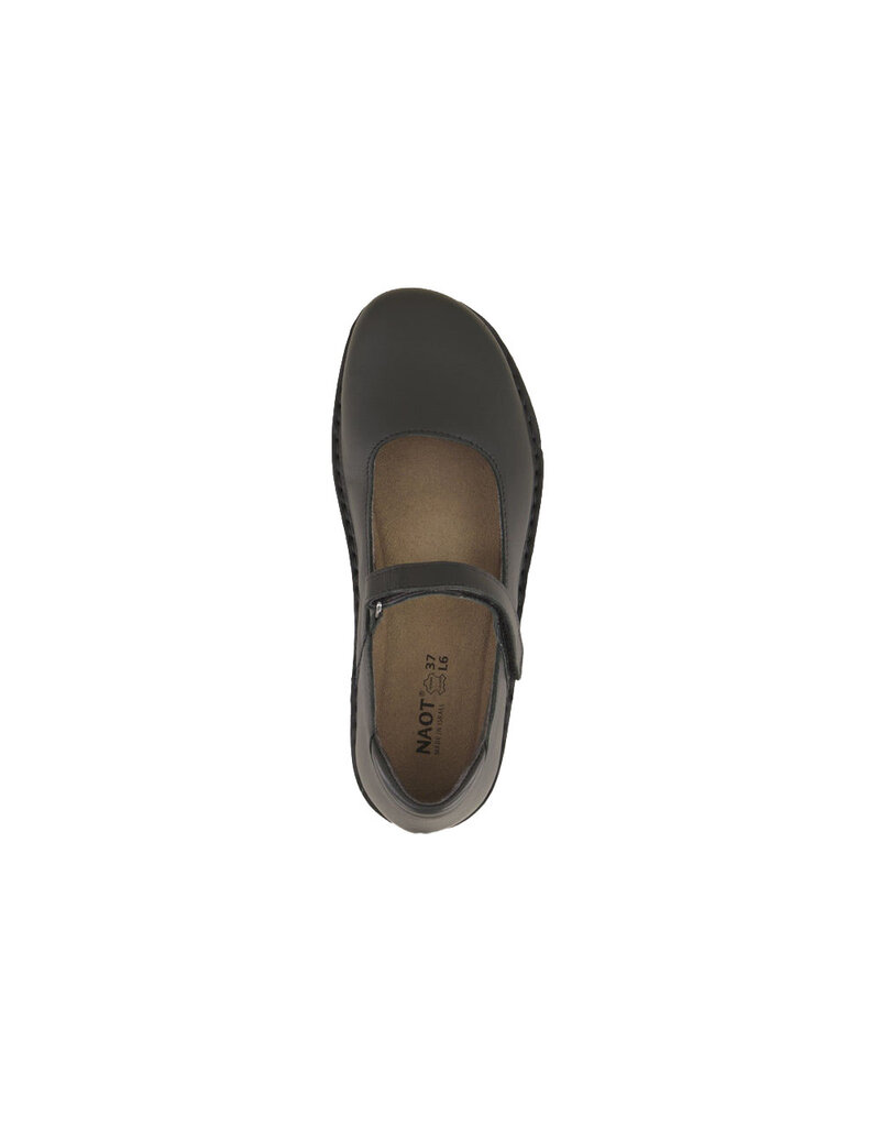 NAOT WOMEN'S MARTINOS LEATHER-JET BLACK