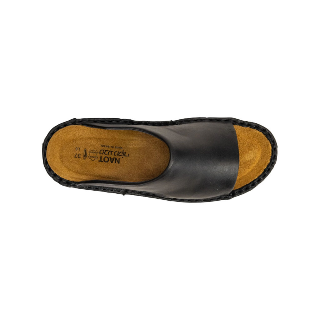 NAOT WOMEN'S ROME LEATHER-BLACK MATTE