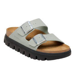 BIRKENSTOCK ARIZONA CHUNKY SUEDE-PURE SAGE