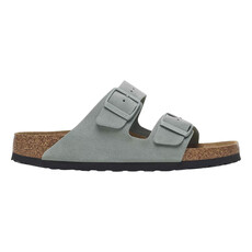 BIRKENSTOCK ARIZONA SOFT FOOTBED SUEDE-PURE SAGE | BEND SHOE CO