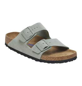 BIRKENSTOCK ARIZONA SOFT FOOTBED SUEDE-PURE SAGE (SS26)