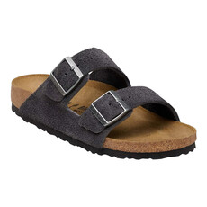 BIRKENSTOCK ARIZONA SOFT FOOTBED SUEDE-CHARCOAL | BEND SHOE CO