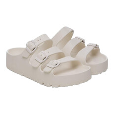 BIRKENSTOCK FLORIDA III FLEX PLATFORM EVA-EGGSHELL | BEND SHOE CO