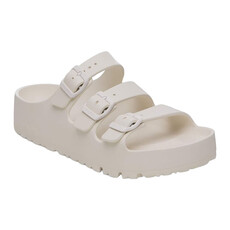BIRKENSTOCK FLORIDA III FLEX PLATFORM EVA-EGGSHELL | BEND SHOE CO