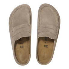 BIRKENSTOCK NAPLES WRAPPED-TAUPE SUEDE | BEND SHOE CO