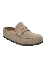 BIRKENSTOCK NAPLES WRAPPED-TAUPE SUEDE
