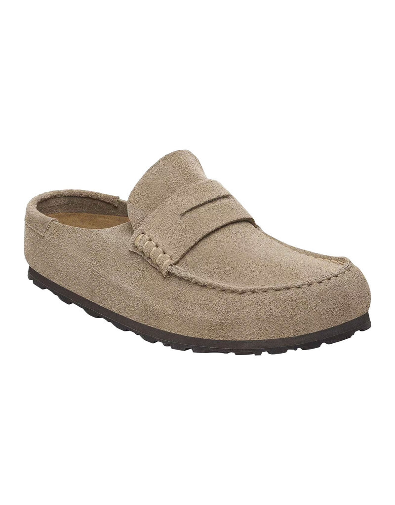BIRKENSTOCK NAPLES WRAPPED-TAUPE SUEDE