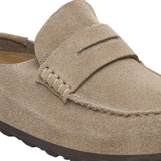 BIRKENSTOCK NAPLES WRAPPED-TAUPE SUEDE | BEND SHOE CO