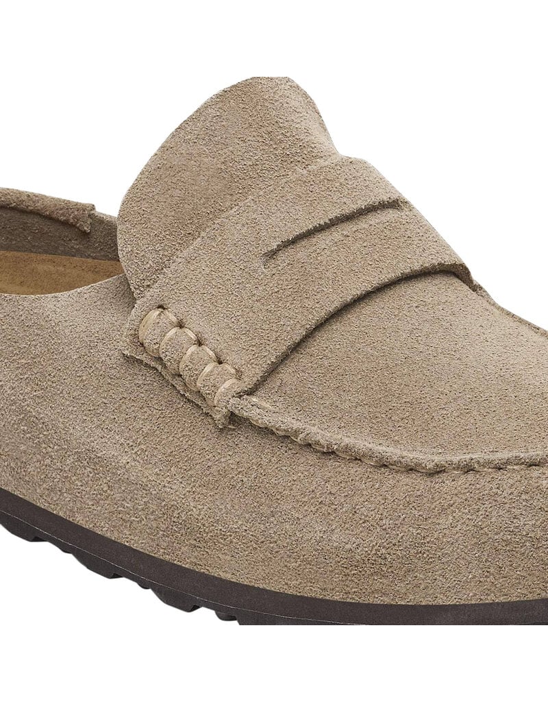 BIRKENSTOCK NAPLES WRAPPED-TAUPE SUEDE