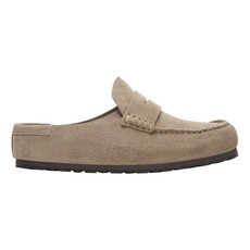 BIRKENSTOCK NAPLES WRAPPED-TAUPE SUEDE | BEND SHOE CO
