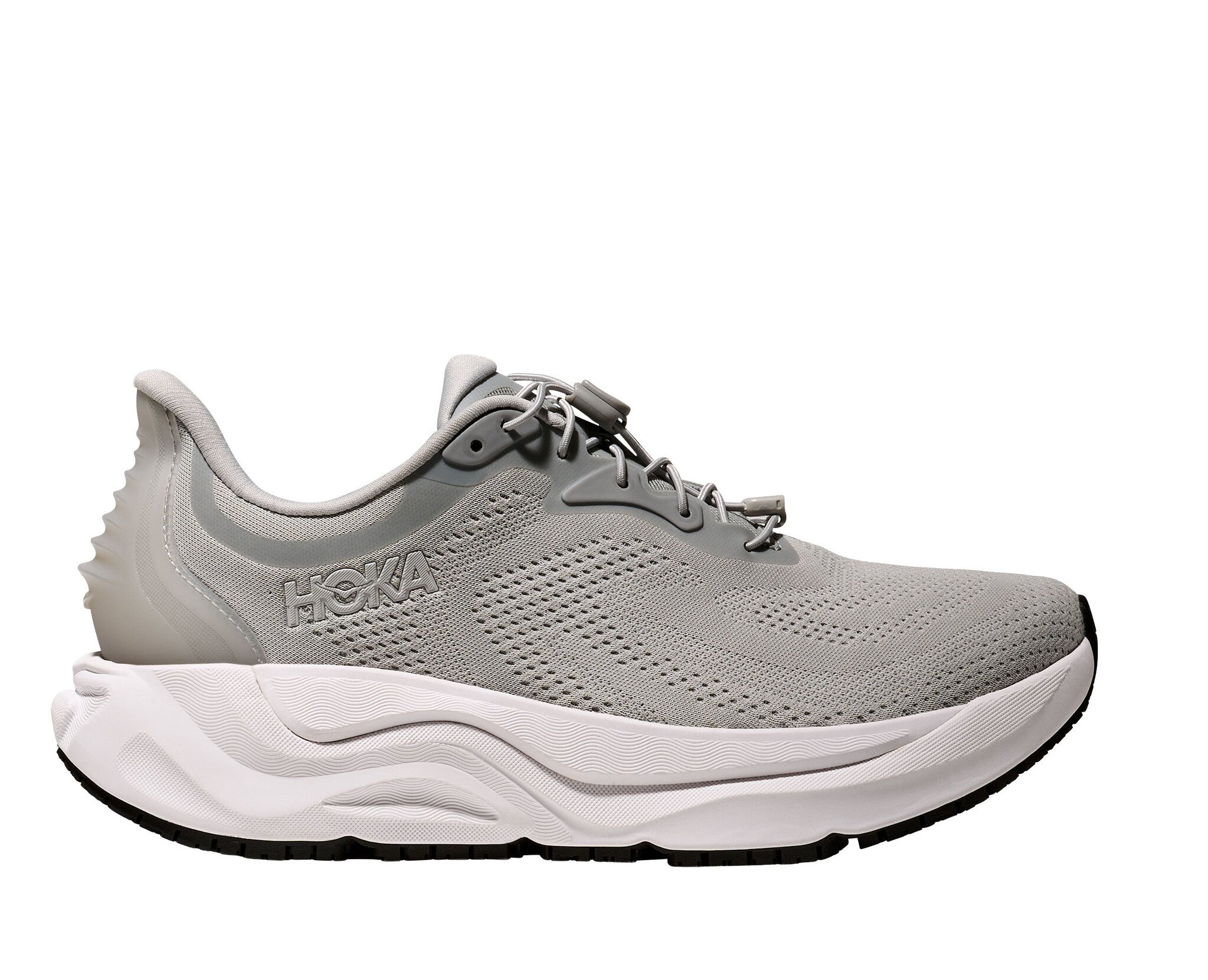 HOKA ONE ONE WOMEN'S ARAHI SLIP RESISTANT-STELLAR GREY/WHITE