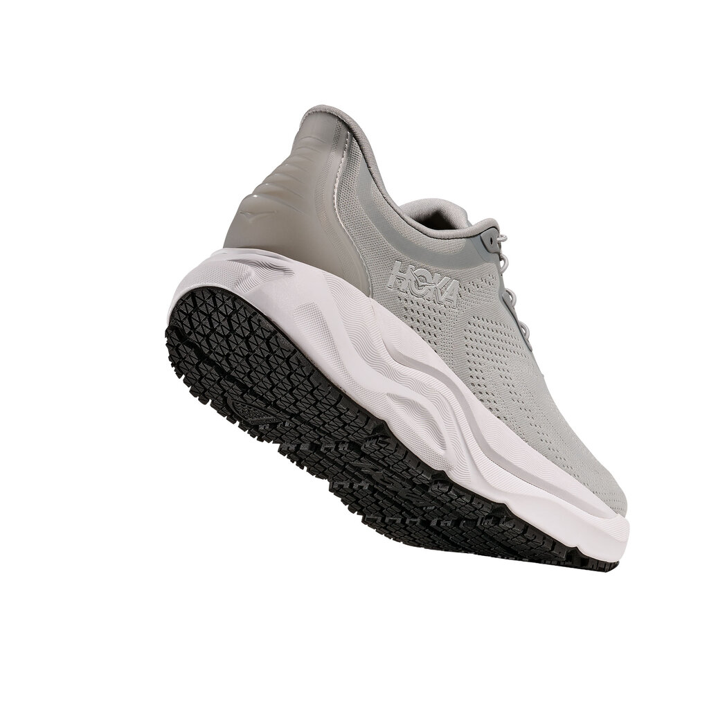 HOKA ONE ONE WOMEN'S ARAHI SLIP RESISTANT-STELLAR GREY/WHITE