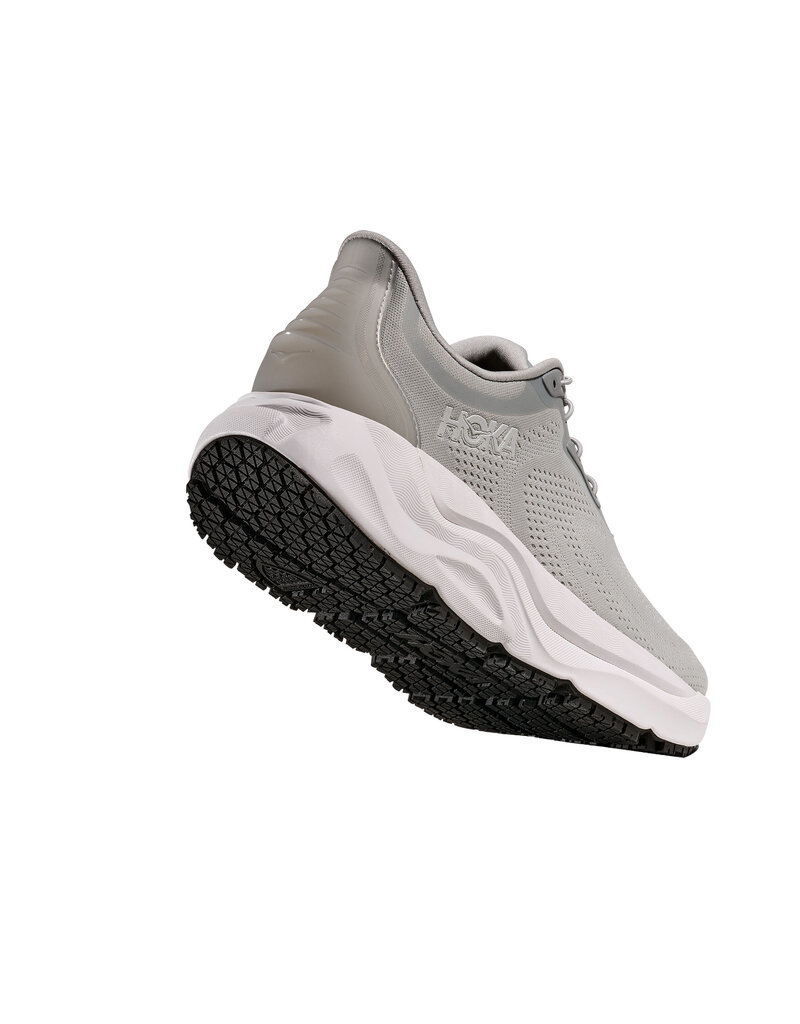 HOKA ONE ONE WOMEN'S ARAHI SLIP RESISTANT-STELLAR GREY/WHITE