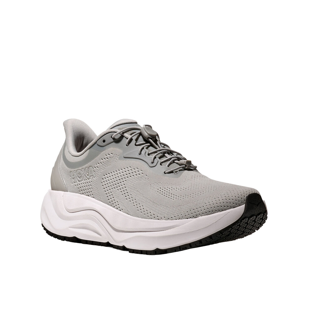 HOKA ONE ONE WOMEN'S ARAHI SLIP RESISTANT-STELLAR GREY/WHITE