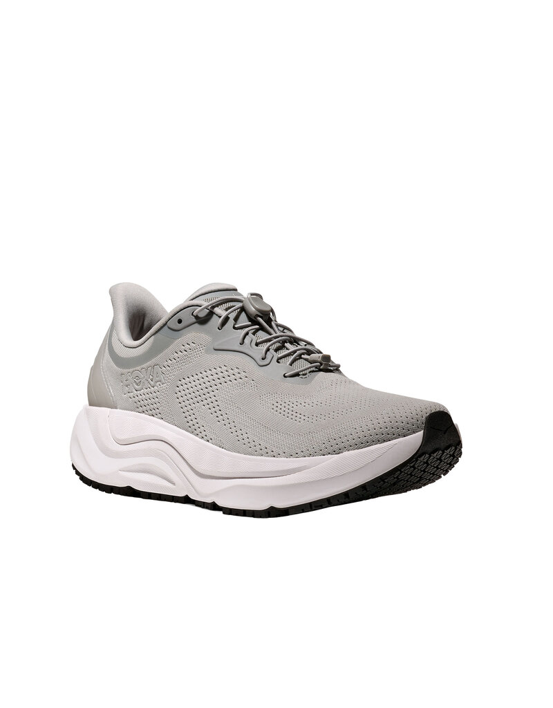HOKA ONE ONE WOMEN'S ARAHI SLIP RESISTANT-STELLAR GREY/WHITE