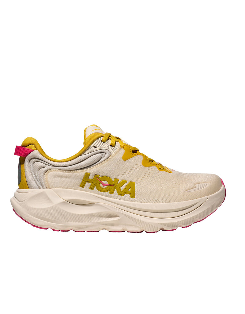 HOKA ONE ONE WOMEN'S GAVIOTA 6-BIRCH/YELLOW GOLD