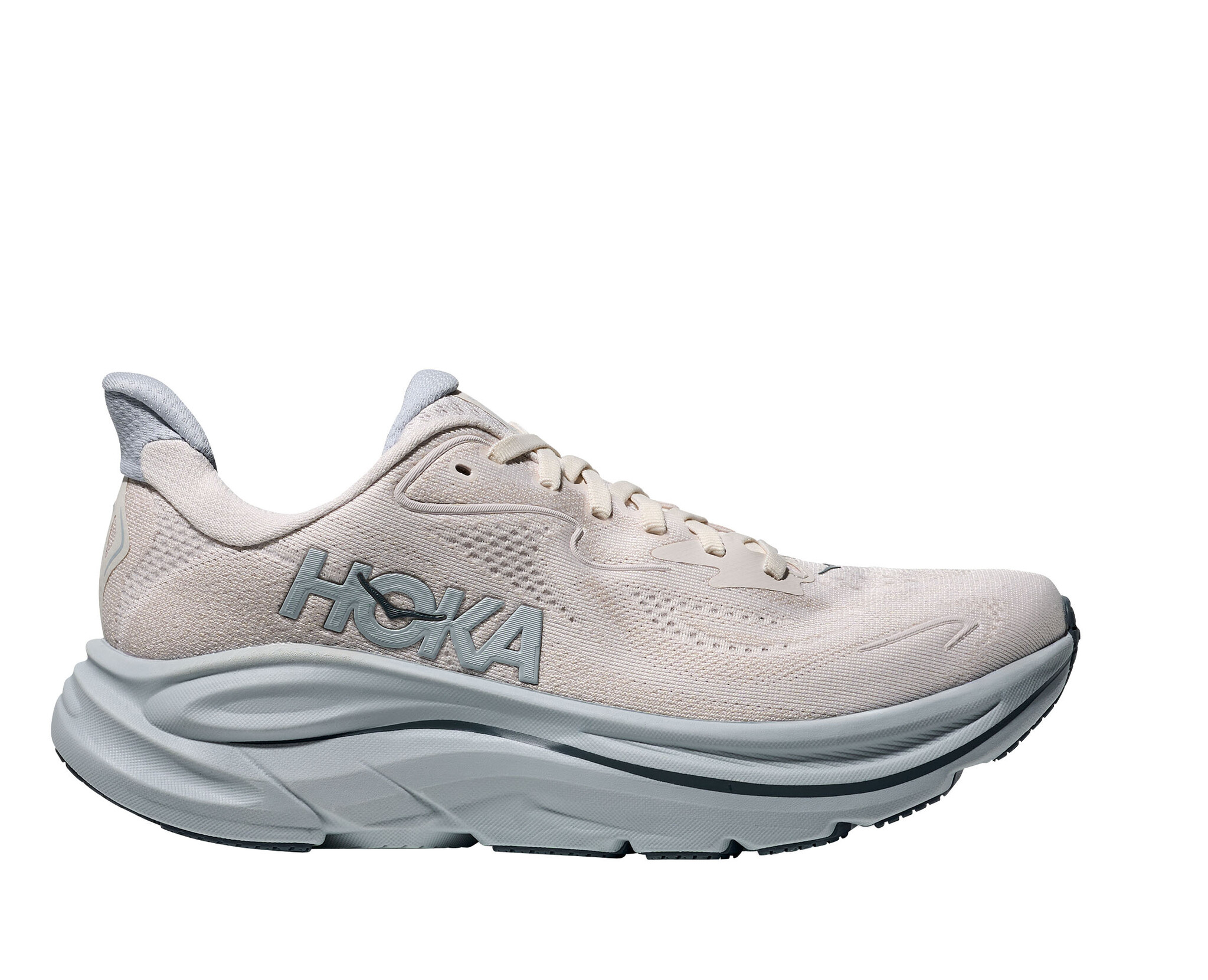 HOKA ONE ONE WOMEN'S CLIFTON 10-GROUT/MINERAL BLUE