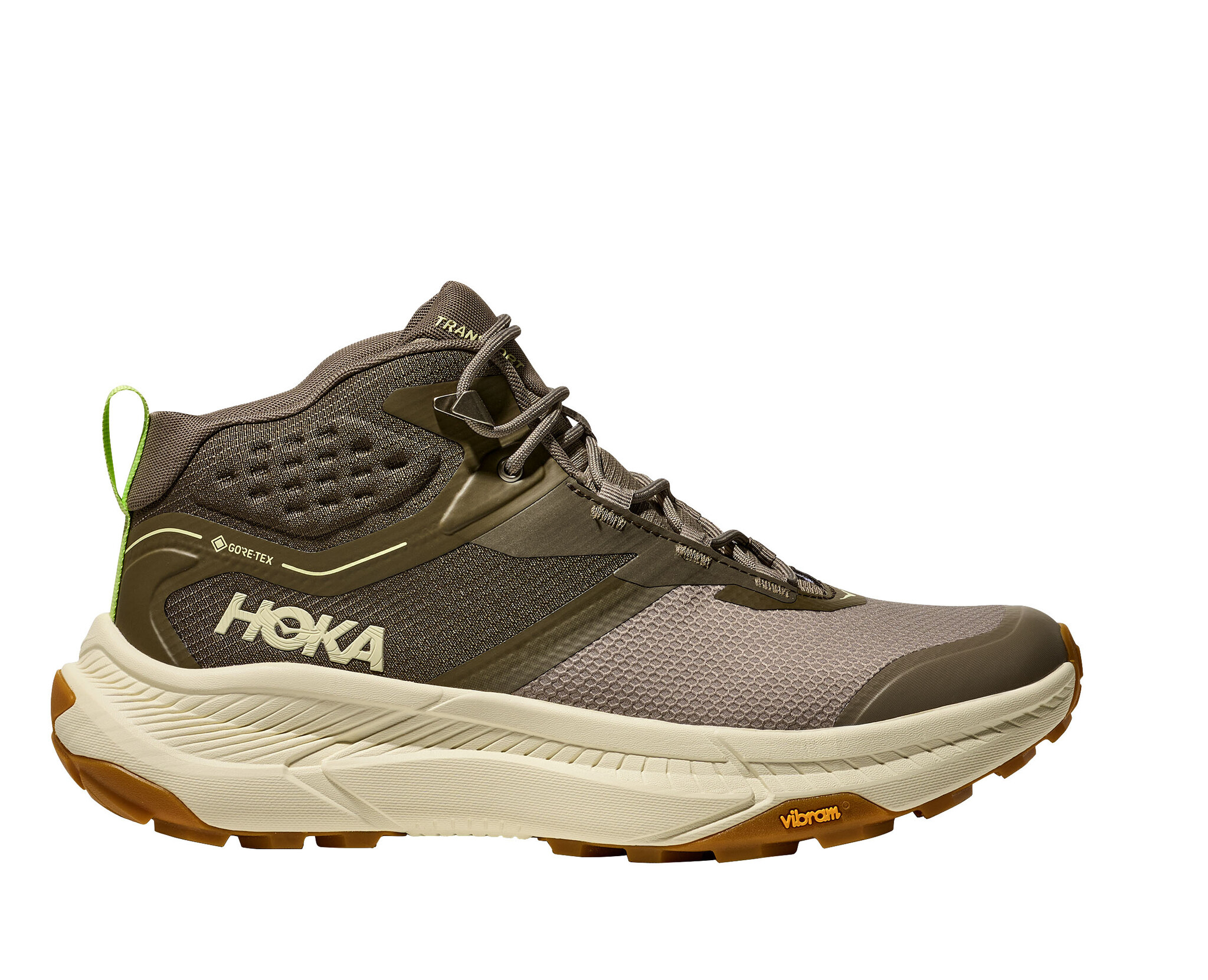 HOKA ONE ONE MEN'S TRANSPORT HIKE GTX-LIGHT ROAST/EGGSHELL